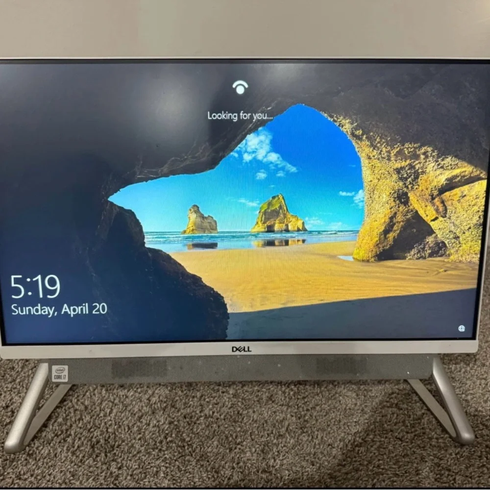 Dell All-in-One Desktop - Silver and White